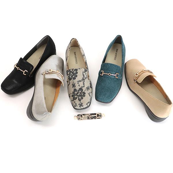 オペラシューズ レディース 履きやすい 甲高 幅広 外反母趾 内反小趾 3E幅 柔らかい 2WAY 軽量 洗える クロールバリエ No.474230 セール ※交換返品不可 | COULEUR VARIE | 01