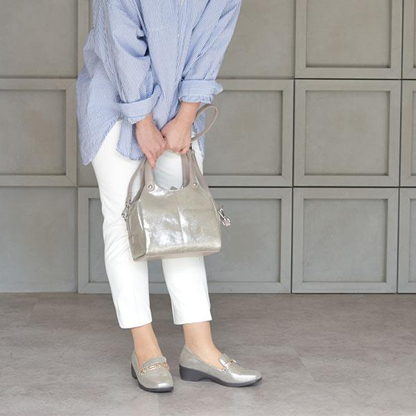 オペラシューズ レディース 履きやすい 甲高 幅広 外反母趾 内反小趾 3E幅 柔らかい 2WAY 軽量 洗える クロールバリエ No.474230 セール ※交換返品不可 | COULEUR VARIE | 04