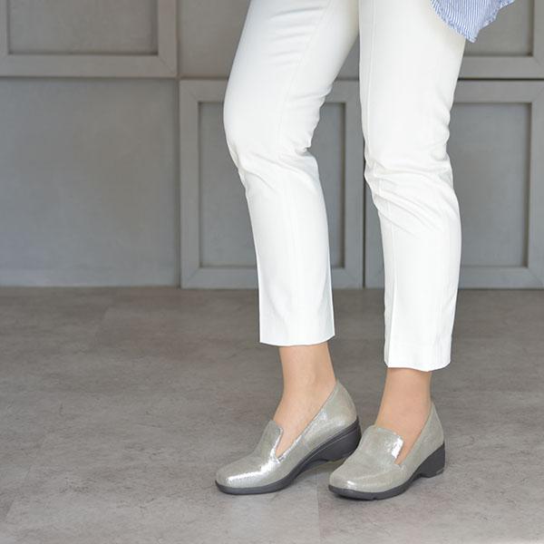 オペラシューズ レディース 履きやすい 甲高 幅広 外反母趾 内反小趾 3E幅 柔らかい 2WAY 軽量 洗える クロールバリエ No.474230 セール ※交換返品不可 | COULEUR VARIE | 06