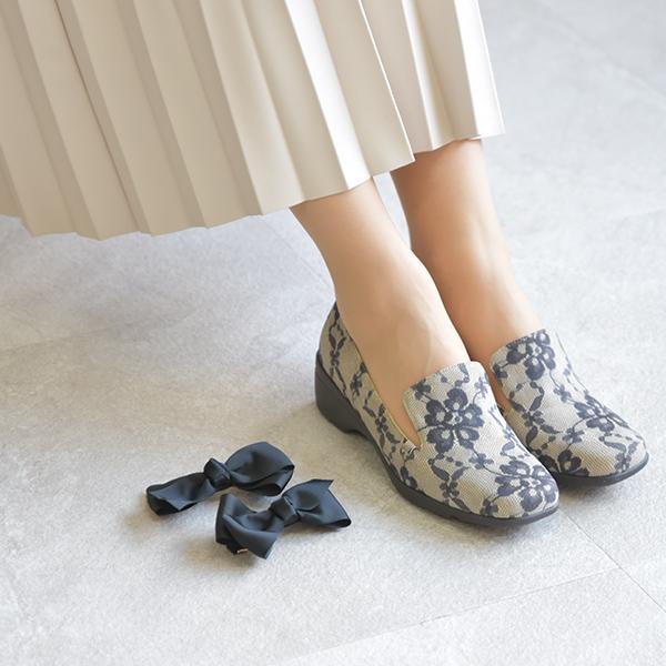 オペラシューズ レディース 履きやすい 甲高 幅広 外反母趾 内反小趾 3E幅 柔らかい 2WAY 軽量 洗える クロールバリエ No.474230E セール ※交換返品不可 | COULEUR VARIE | 04