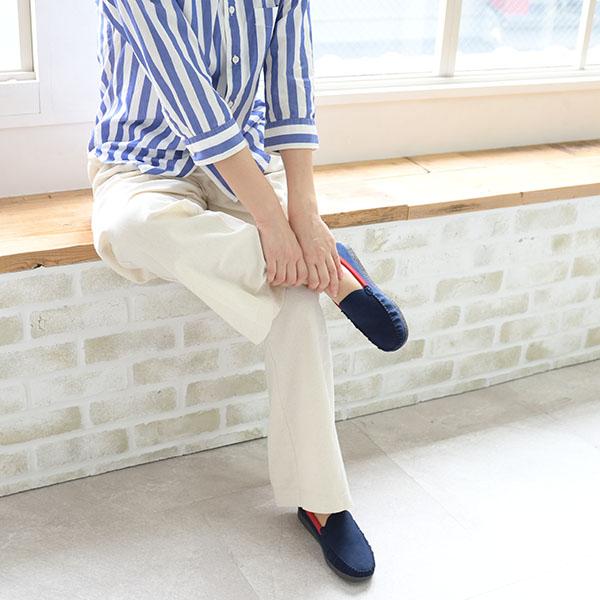 洗える靴 クロールバリエ モカシン ローファー レディース 柔らかい 歩きやすい 痛くない 疲れない カジュアル バイカラー カラフル 大きいサイズ No.474281 | COULEUR VARIE | 02