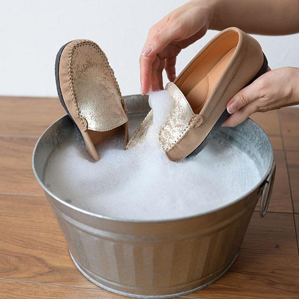 COULEUR VARIE（クロールバリエ） 洗える モカシン ローファー