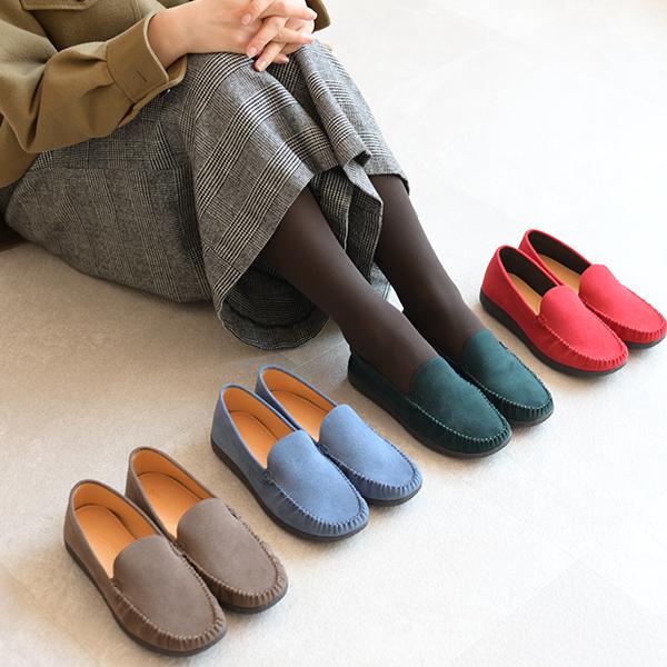 洗える靴 クロールバリエ モカシン ローファー レディース 柔らかい 歩きやすい 痛くない 疲れない カジュアル シンプル 25cm 大きいサイズ No.474281 | COULEUR VARIE | 06