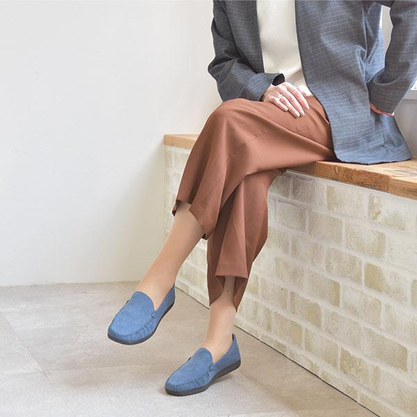 洗える靴 クロールバリエ モカシン ローファー レディース 柔らかい 歩きやすい 痛くない 疲れない ボア中敷き 秋 冬 春 カジュアル シンプル No.474281B | COULEUR VARIE | 06