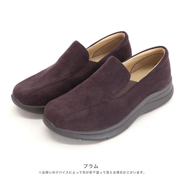 スリッポン スニーカー 厚底 軽い 幅広 甲高 外反母趾 3E ゆったり 洗える 楽 レディース 女性 シンプル  カジュアル クロールバリエ No.474285※返品・交換不可 | COULEUR VARIE | 07