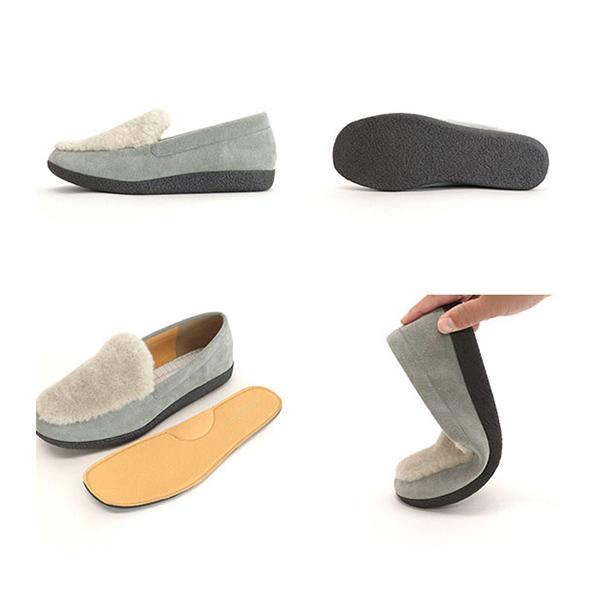 モカシン ファー レディース  旅行 靴 痛くない 洗える ぺたんこ フラットシューズ シンプル 柔らかい クロールバリエ No.474288 セール ※交換返品不可 | COULEUR VARIE | 10