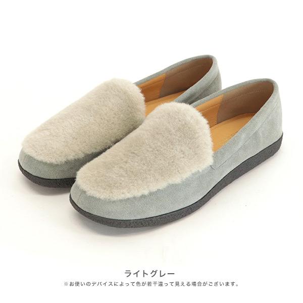 モカシン ファー レディース  旅行 靴 痛くない 洗える ぺたんこ フラットシューズ シンプル 柔らかい クロールバリエ No.474288 セール ※交換返品不可 | COULEUR VARIE | 14