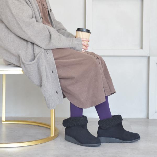 ショートブーツ レディース 軽量  幅広 甲高 3E 外反母趾 内反小趾 2WAY 内ボア 軽い 歩きやすい クロールバリエ No.474289 セール ※交換返品不可 | COULEUR VARIE | 01