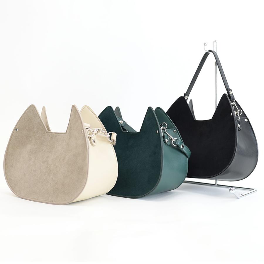 猫ショルダーバッグ ネコ ミニハンドバッグ お出かけに便利なマチ幅たっぷりミニバッグ ハンドバッグ ミニバッグ レディース 財布 携帯 クロールバリエ No.4761 | COULEUR VARIE | 08