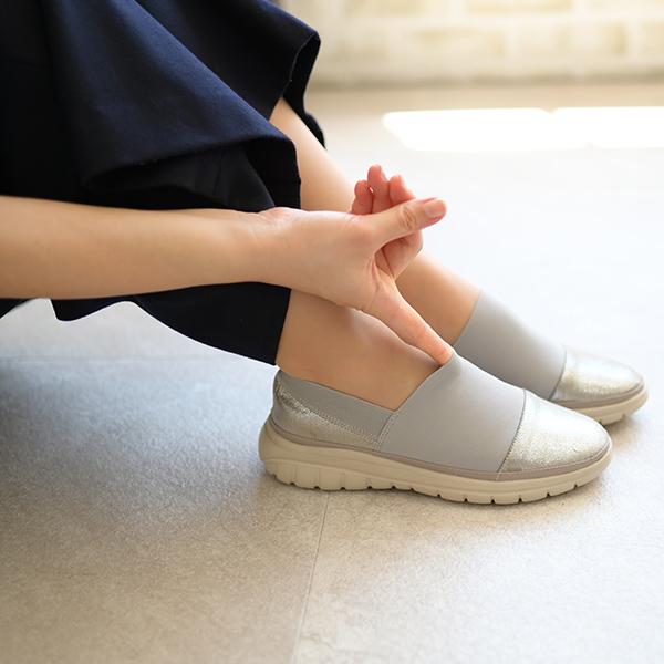 ニット スニーカー スリッポン 幅広 甲高 軽量 クロールバリエ 外反母趾 3E シンプル 歩きやすい No.478230C セール ※交換返品不可 | COULEUR VARIE | 04