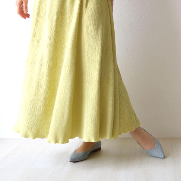 ポインテッドトゥ パンプス フラットパンプス 痛くない 楽 ウォッシャブル 大人 かわいい デニム ピースdeミライ リサイクル素材 クロールバリエ No.537202 | COULEUR VARIE | 02