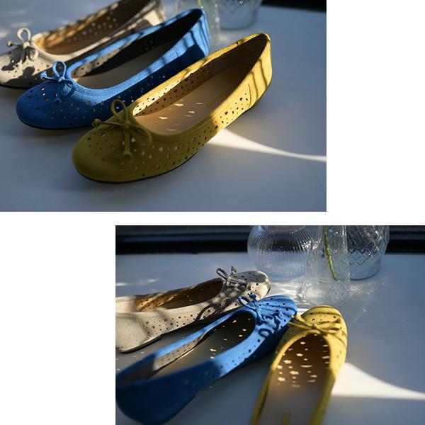 パンプス リボン 星 月 痛くない 幅広 ローヒール レディース 洗える 外反母趾 クロールバリエ No.544231 SALE セール 交換返品不可 | COULEUR VARIE | 07