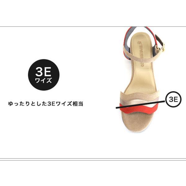 バックストラップ サンダル 痛くない シンプル きれいめ カジュアル リゾート 3e幅 幅広 甲高 外反母趾 No.544232 クロールバリエ セール ※交換返品不可 | COULEUR VARIE | 07