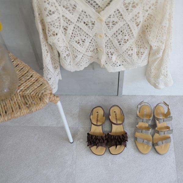 サンダル レディース  リボン 痛くない 3e幅 幅広 甲高 甲深 外反母趾 ウェッジヒール きれいめ カジュアル 夏 No.544233 クロールバリエ セール ※交換返品不可 | COULEUR VARIE | 01