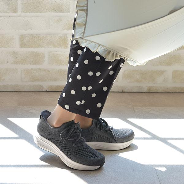 レイン スニーカー ニットスニーカー スリッポン レースアップ レディース 柔らかい 軽い 3E幅 幅広 甲高 外反母趾 撥水 オールウェザー 晴雨兼用 No.554101 | COULEUR VARIE | 01