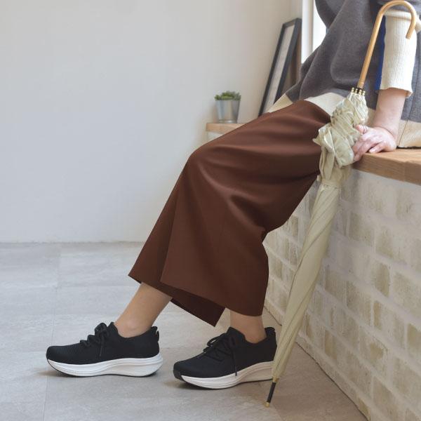 レイン スニーカー ニットスニーカー スリッポン レースアップ レディース 柔らかい 軽い 3E幅 幅広 甲高 外反母趾 撥水 オールウェザー 晴雨兼用 No.554101 | COULEUR VARIE | 08