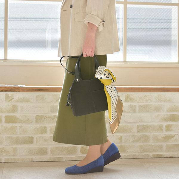 パンプス レディース 痛くない カットワーク 軽い 軽量 楽 ウェッジヒール ゆったり 3e幅 幅広 甲高 外反母趾 内反小趾 大きいサイズ クロールバリエ No.574231 | COULEUR VARIE | 01