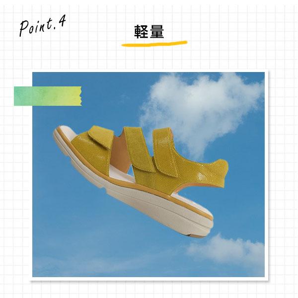 サンダル 軽量 ベルト 3E 歩きやすい 幅広 甲高 外反母趾 洗える ローヒール 痛くない 旅行 疲れない クロールバリエ No.574232 セール ※交換返品不可 | COULEUR VARIE | 08