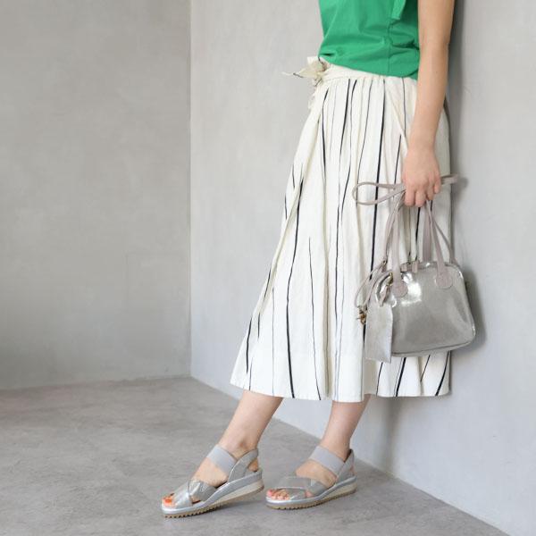 サンダル 幅広 甲高 外反母趾 軽い ゴムベルト クロスデザイン ゆったり 3E オープントゥ 痛くない No.574233 クロールバリエ セール ※交換返品不可 | COULEUR VARIE | 01