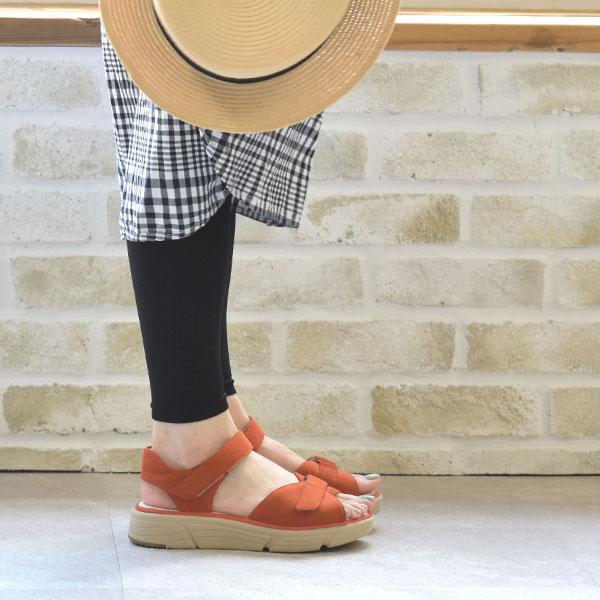 サンダル 軽量 クロスベルト ことりっぷコラボ 3E 幅広 甲高 外反母趾 靴 洗える 痛くない 旅行 疲れない クロールバリエ No.574234C セール ※交換返品不可 | COULEUR VARIE | 08