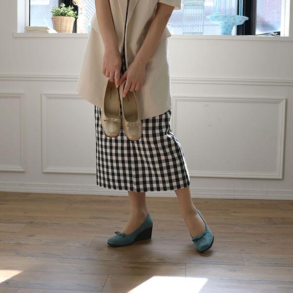 パンプス リボン 走れる 痛くない 3E ゆったり 幅広 甲高 甲深 外反母趾 内反小趾 超軽量 クッション 歩きやすい 疲れにくい 楽 クロールバリエ No.574235 | COULEUR VARIE | 06