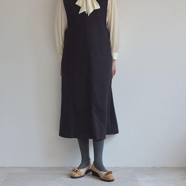 パンプス フリル バイカラー ウェッジヒール 軽い 走れる 痛くない 3E ゆったり 幅広 甲高 甲深 外反母趾 内反小趾 歩きやすい クロールバリエ No.574280 | COULEUR VARIE | 04