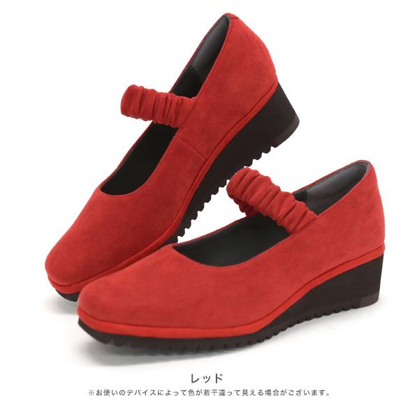 パンプス ストラップ 軽量 痛くない 幅広 甲高 甲深 甲 外反母趾 3E幅 甲ベルト 疲れない 洗える 仕事 通勤 冠婚葬祭 シンプル クロールバリエ No.574281 | COULEUR VARIE | 12