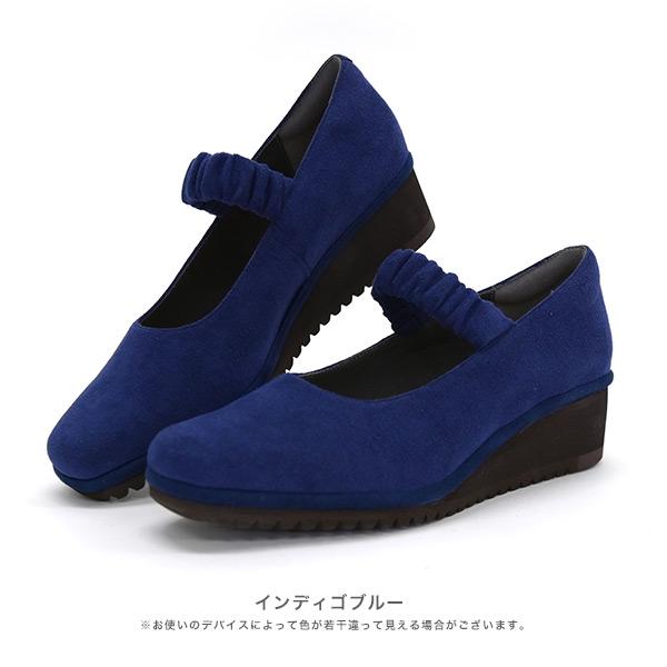 パンプス ストラップ 軽量 痛くない 幅広 甲高 甲深 甲 外反母趾 3E幅 甲ベルト 疲れない 洗える 仕事 通勤 冠婚葬祭 シンプル クロールバリエ No.574281 | COULEUR VARIE | 15
