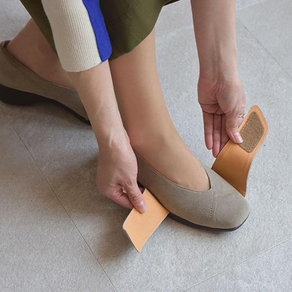 パンプス レディース 甲ベルト 調整 ウェッジヒール 軽量 3E 幅広 甲高 外反母趾 内反小趾 通勤 楽 痛くない 疲れない 履きやすい クロールバリエ No.574284 | COULEUR VARIE | 02