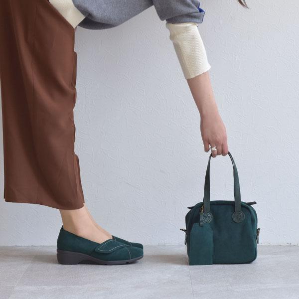 パンプス レディース 甲ベルト 調整 ウェッジヒール 軽量 3E 幅広 甲高 外反母趾 内反小趾 通勤 楽 痛くない 疲れない 履きやすい クロールバリエ No.574284 | COULEUR VARIE | 06