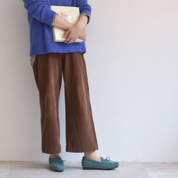 モカシン 内ボア ボア リボン 内ボア カジュアル 軽い 幅広 甲高 外反母趾 3E 3e ゆったり 洗える すっきり レディース 靴 シンプル クロールバリエ No.578281 | COULEUR VARIE | 01