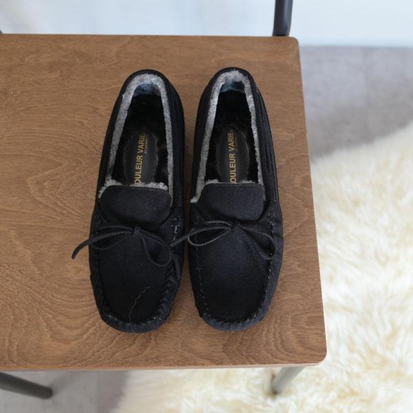 モカシン 内ボア ボア リボン 内ボア カジュアル 軽い 幅広 甲高 外反母趾 3E 3e ゆったり 洗える すっきり レディース 靴 シンプル クロールバリエ No.578281 | COULEUR VARIE | 06