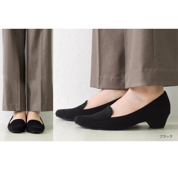 パンプス 痛くない 甲高 甲深 ローヒール シンプル リクルート 就活 スーツ クロールバリエ No.629201  ※SALE セール 交換返品不可※返品・交換不可 | COULEUR VARIE | 02