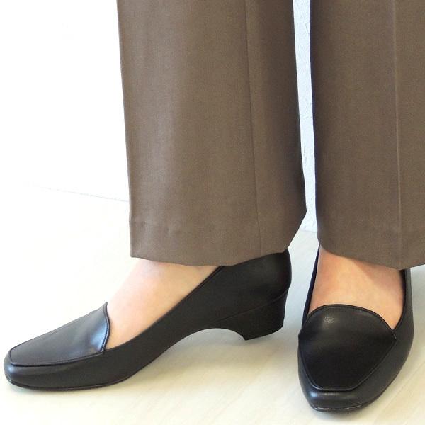 パンプス 痛くない 甲高 甲深 ローヒール シンプル リクルート 就活 スーツ クロールバリエ No.629201  ※SALE セール 交換返品不可※返品・交換不可 | COULEUR VARIE | 08