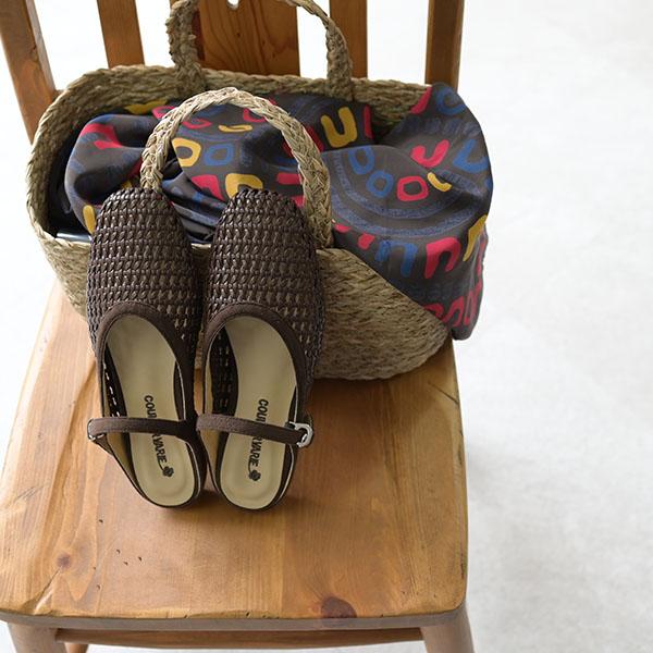 ミュール サンダル メッシュ レディース 柔らか クッション フラット マニッシュ ナチュラル 優しい 女性用 買い物 散歩 国内 旅行 靴 クロールバリエ No.644230 | COULEUR VARIE | 07