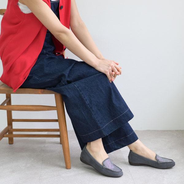 モカシン ストーン ラインストーン 3e 3E クロールバリエ 幅広 甲高 外反母趾 洗える レディース 靴 シューズ 女性 シンプル 柔らかい カジュアル No.651230 | COULEUR VARIE | 02