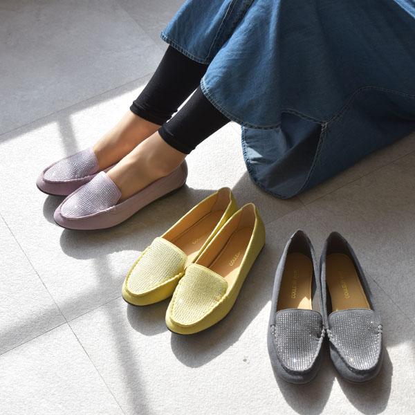 モカシン ストーン ラインストーン 3e 3E クロールバリエ 幅広 甲高 外反母趾 洗える レディース 靴 シューズ 女性 シンプル 柔らかい カジュアル No.651230 | COULEUR VARIE | 06