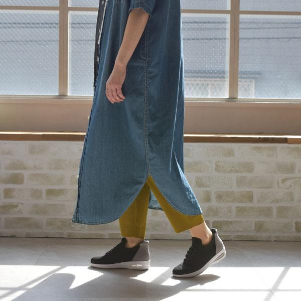 レイン スニーカー ニット スリッポン レースアップ レディース 柔らかい 軽い 3E幅 幅広 甲高 外反母趾 撥水 オールウェザー晴雨兼用 バスルーム No.654130 | COULEUR VARIE | 04