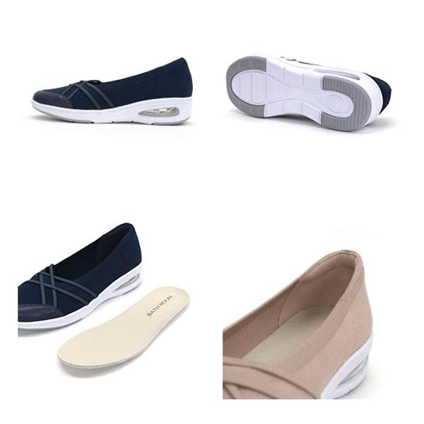 レインパンプス バレエシューズ スニーカー底 撥水 ニット エアーソール オールウェザー ラウンドトゥ 雨靴 ローヒール フラット 軽量 バスルーム No.654131 | COULEUR VARIE | 12