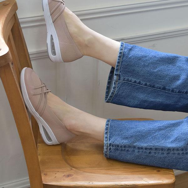 レインパンプス バレエシューズ スニーカー底 撥水 ニット エアーソール オールウェザー ラウンドトゥ 雨靴 ローヒール フラット 軽量 バスルーム No.654131 | COULEUR VARIE | 06