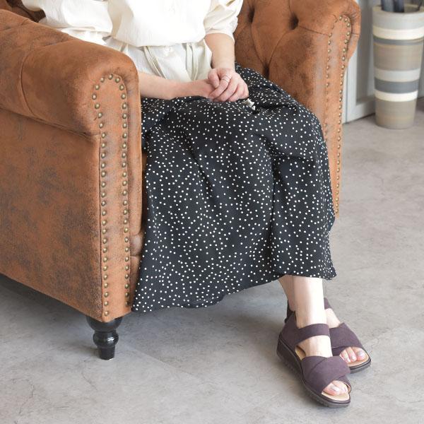 サンダル レディース 軽量 クロスベルト 3E 歩きやすい 幅広 甲高 外反母趾 内反小趾 幅調節 ローヒール 痛くない 疲れない 洗える クロールバリエ No.674231 | COULEUR VARIE | 08