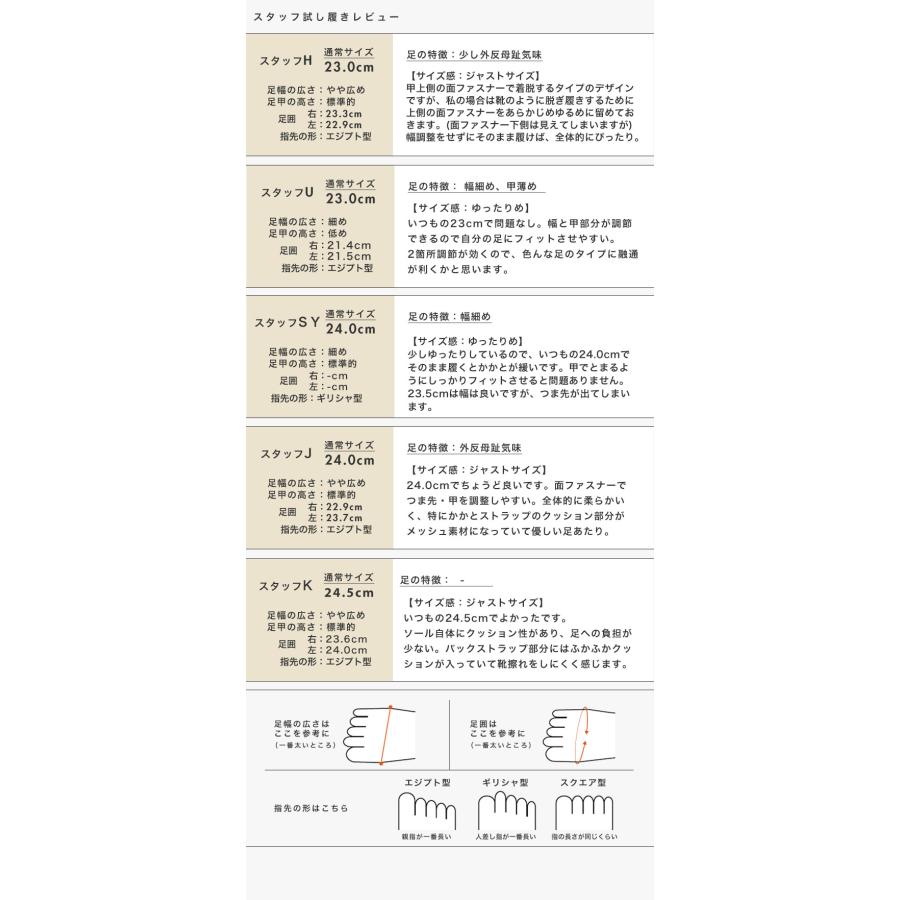 サンダル レディース 軽量 ベルト ストラップ 3E幅 幅広 甲高 外反母趾 幅調節 軽量 軽い 接触冷感 ローヒール 痛くない 歩きやすい クロールバリエ No.674233 | COULEUR VARIE | 19