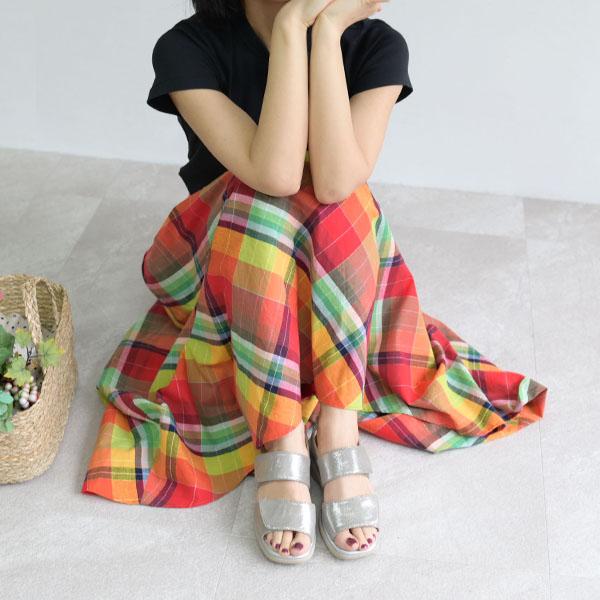 サンダル レディース 軽量 ベルト ストラップ 3E幅 幅広 甲高 外反母趾 幅調節 軽量 軽い 接触冷感 ローヒール 痛くない 歩きやすい クロールバリエ No.674233 | COULEUR VARIE | 05