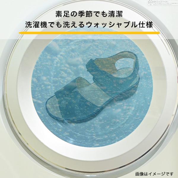 サンダル レディース 痛くない ストラップ ベルト アンクルストラップ 4E幅 幅広 甲高 甲深 外反母趾 シンプル 洗える 軽量 旅行 クロールバリエ No.674234 | COULEUR VARIE | 08