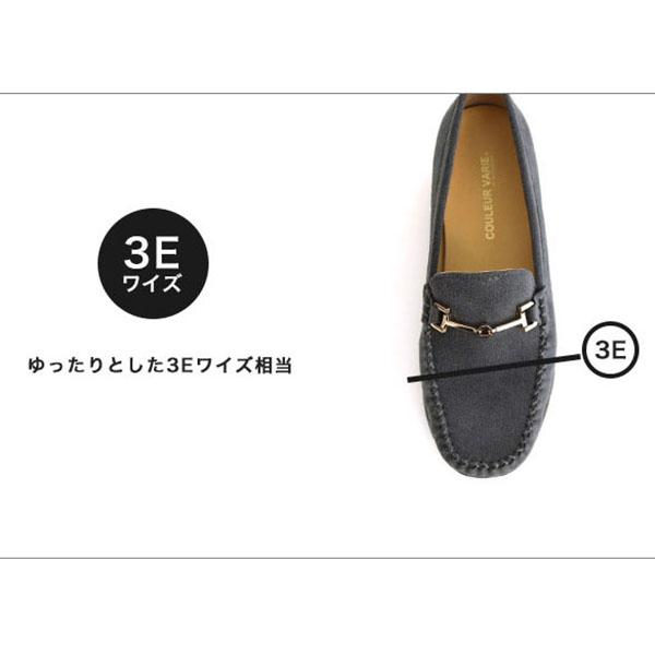 モカシン ローファー 幅広 甲高 外反母趾 軽量 3E幅 レディース ビット 痛くない 柔らかい クッション 楽 買い物 散歩 通勤 抗菌防臭 クロールバリエ No.678281 | COULEUR VARIE | 08