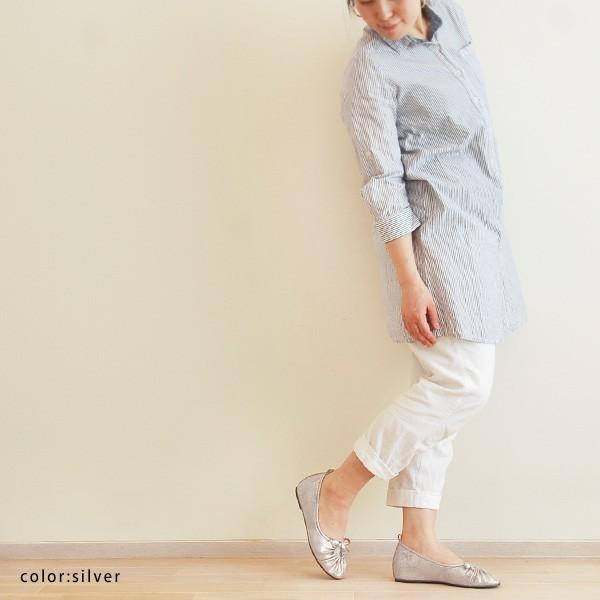 バレエシューズ インヒール クロールバリエ No.694 ゴールド | COULEUR VARIE | 03