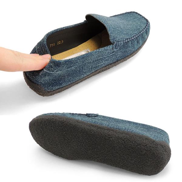 No.718 クロールバリエ モカシンローファー レディース 柔らかい 歩きやすい 痛くない 疲れない クッション シンプル カジュアル セール ※交換返品不可 | COULEUR VARIE | 02