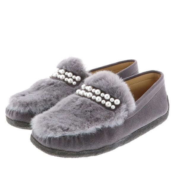 モカシン ファー パールビジュー レディース 女性用 軽い ブランド クロールバリエ COULEUR VARIE No.878253 セール ※交換返品不可 |  | 06