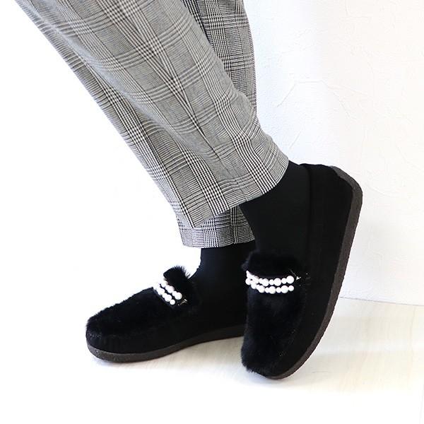 モカシン ファー パールビジュー レディース 女性用 軽い ブランド クロールバリエ COULEUR VARIE No.878253 セール ※交換返品不可 |  | 08