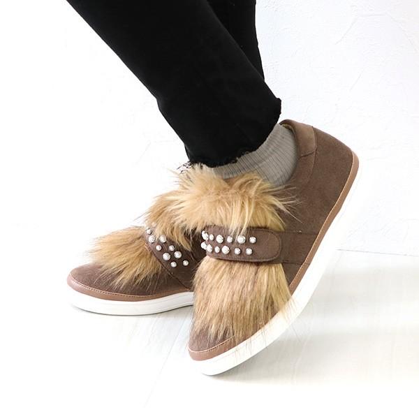 スニーカー エコファー レディース 女性用 軽い ブランド クロールバリエ COULEUR VARIE No.878260 セール ※交換返品不可 |  | 08